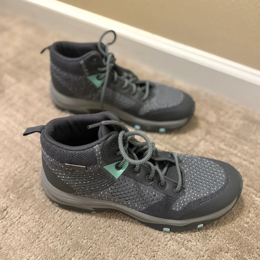 Skechers 158351 Trego Vegan Waterproof Hiking Boots Women’s US 9 Grey